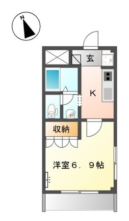 フラワーハイツ松本の物件間取画像